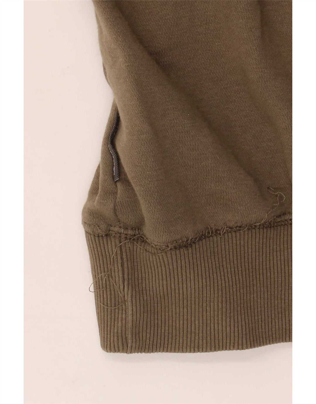 French Connection Jersey con capucha para hombre de algodón caqui medio