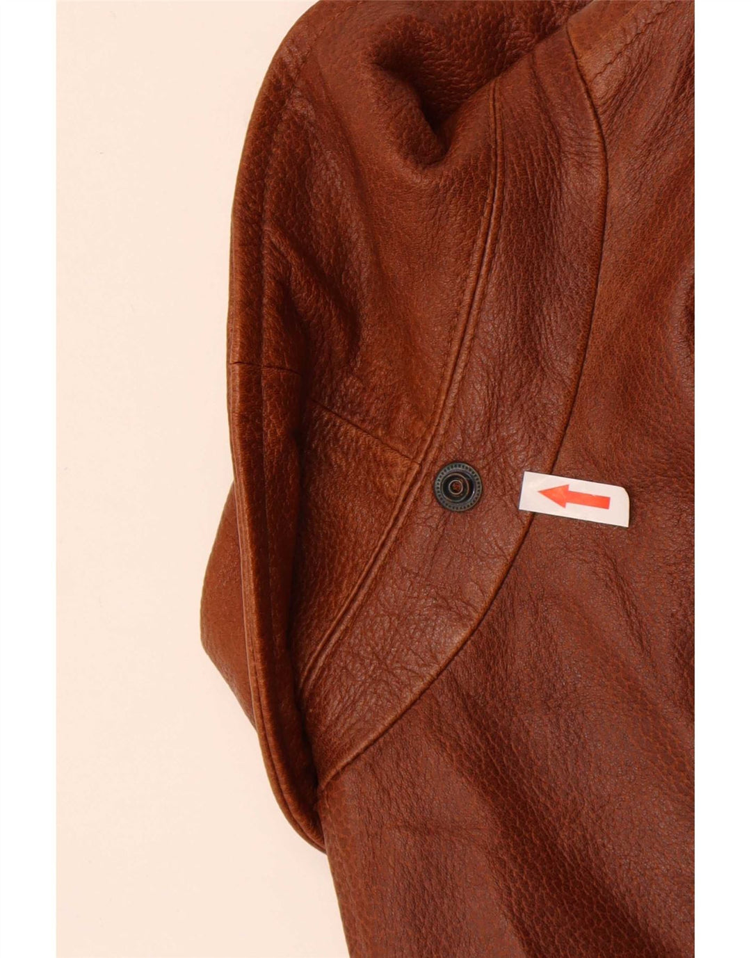 Pirbos Chaqueta de cuero para hombre IT 58 4XL Marrón