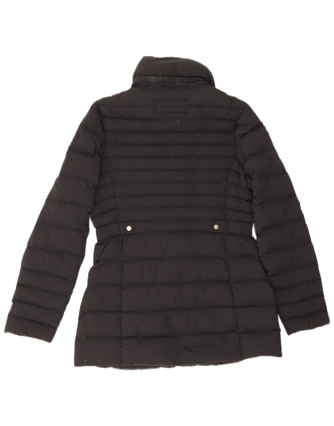 Tommy Hilfiger Chaqueta acolchada para mujer UK 12 Mediana Azul marino Poliamida