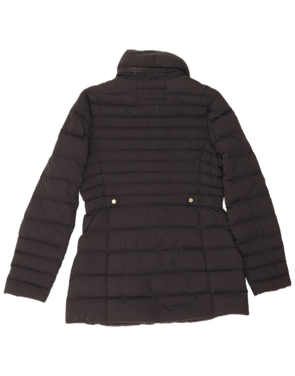 Tommy Hilfiger Chaqueta acolchada para mujer UK 12 Mediana Azul marino Poliamida