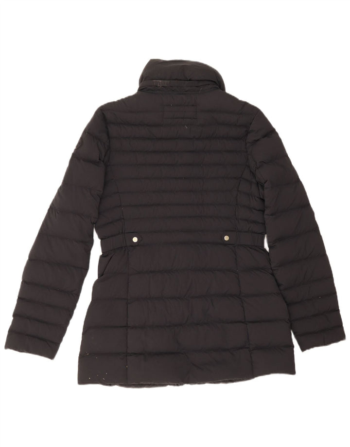 Tommy Hilfiger Chaqueta acolchada para mujer UK 12 Mediana Azul marino Poliamida