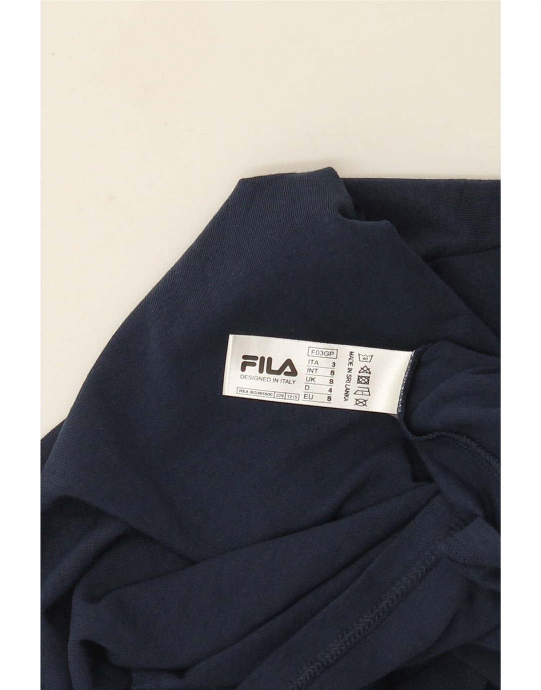 Fila Camiseta Hombre Top Small Azul Marino Algodón