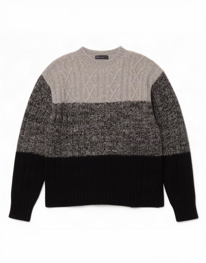 Marks & Spencer - Jersey de cuello redondo para mujer, talla 40, color gris medio
