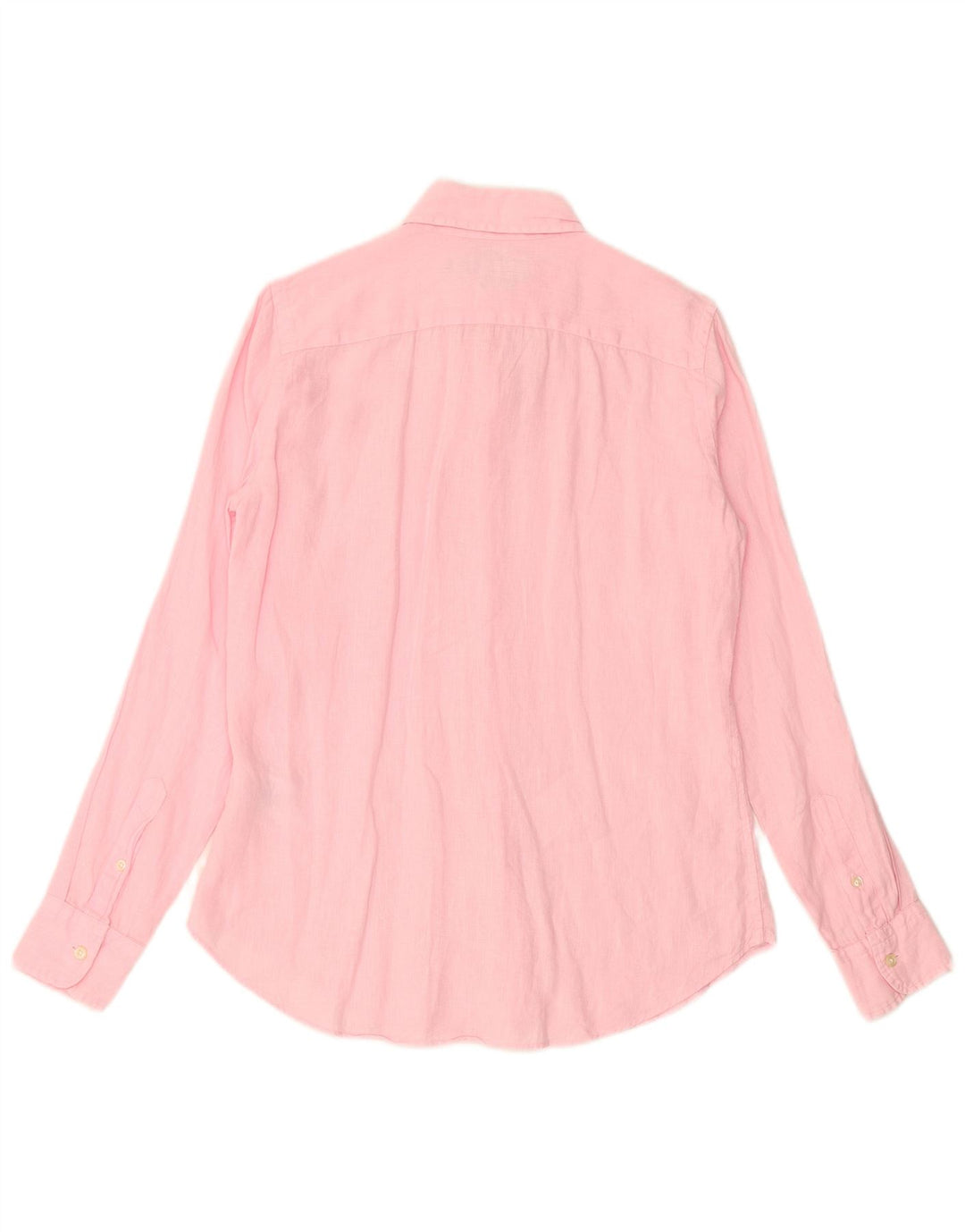 RALPH LAUREN Camisa de corte relajado para hombre, talla pequeña, lino rosa