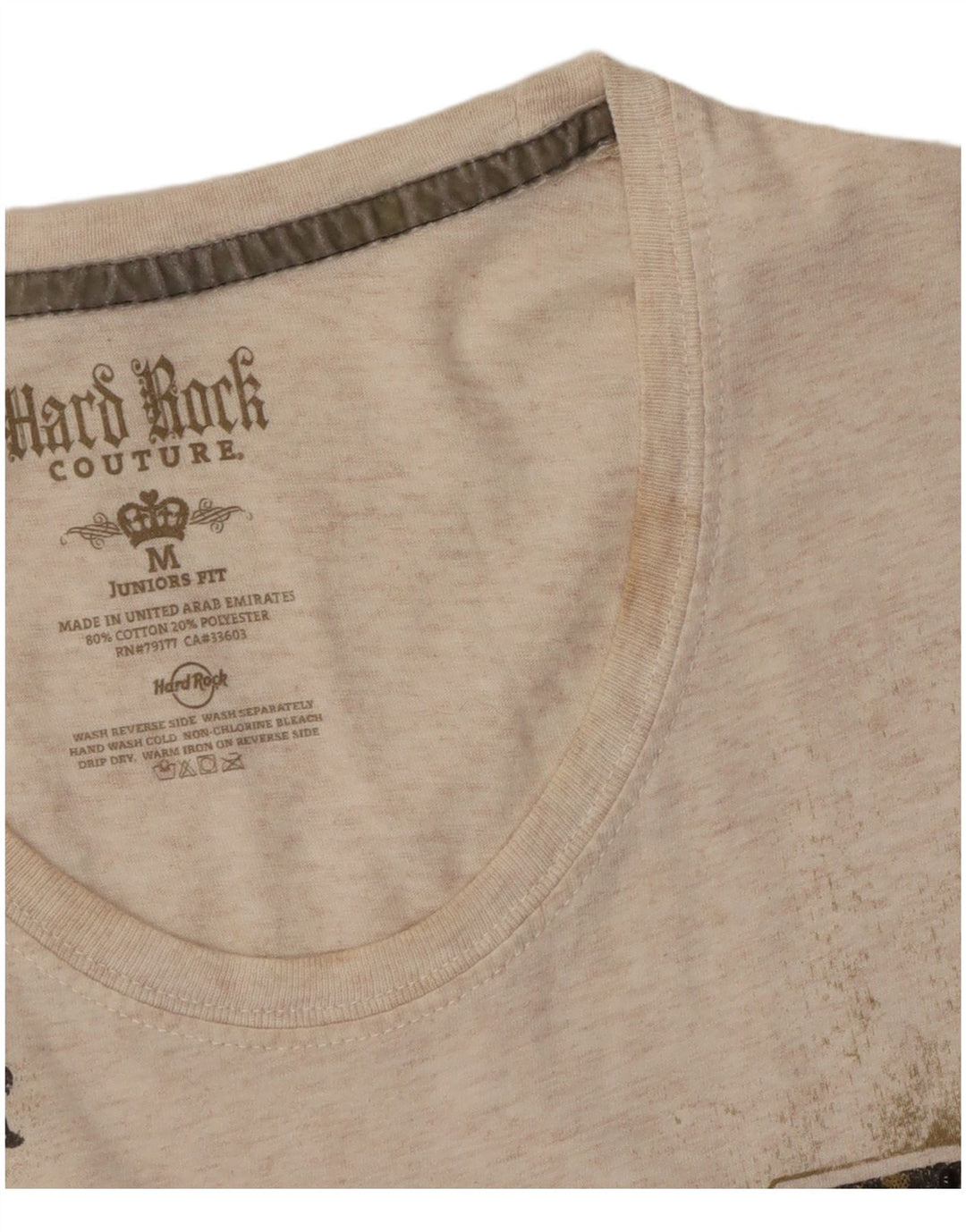 HARD ROCK CAFE Camiseta estampada Rome para niña 13-14 años Gris medio