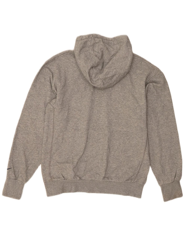 Nike Utah Jazz Graphic Sudadera con capucha para hombre, talla pequeña, algodón moteado gris