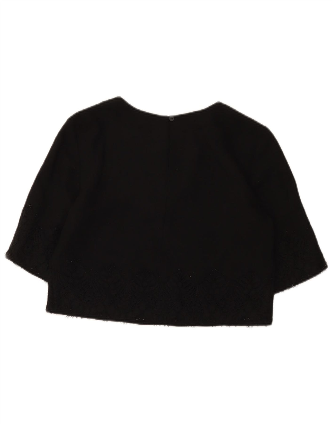 Top corto para mujer de French Connection UK 8 Small Poliéster negro