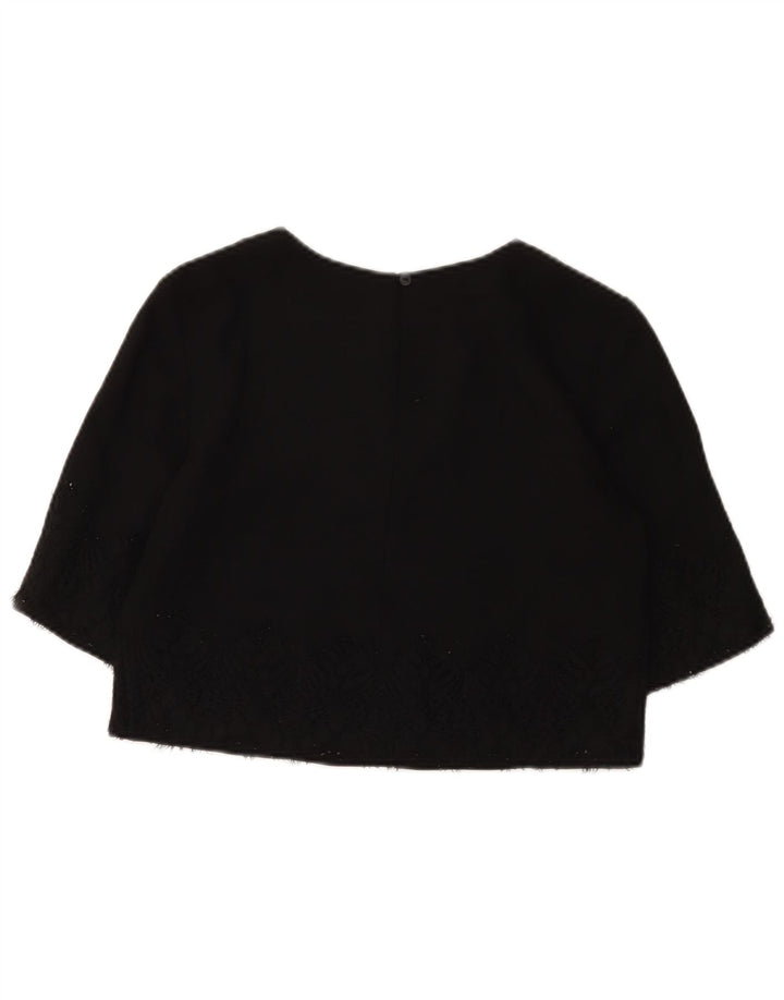 Top corto para mujer de French Connection UK 8 Small Poliéster negro