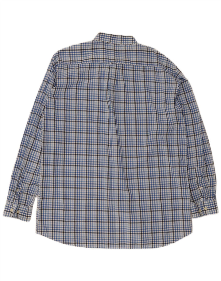 Gant Camisa Regular Fit XL De Algodón A Cuadros Azul Hombre