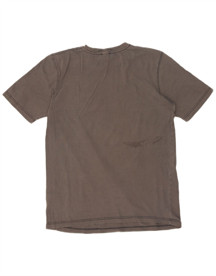 Diesel Hombre Camiseta Gráfica Top XS Caqui