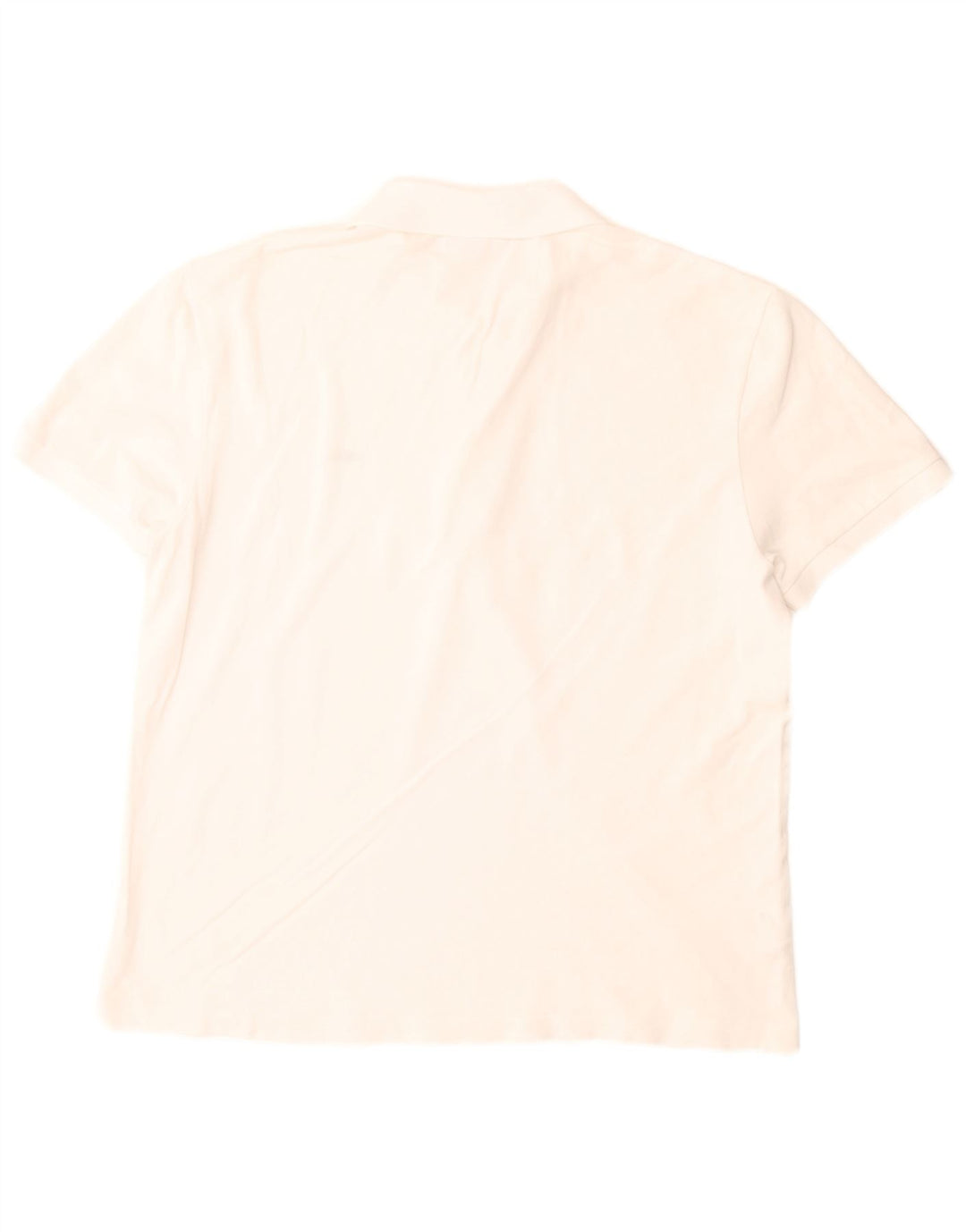 Polo Lacoste Hombre Slim Fit Algodón Blanco Medio