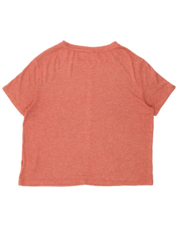 Marks & Spencer Camiseta para mujer Top UK 46 Large Viscosa naranja