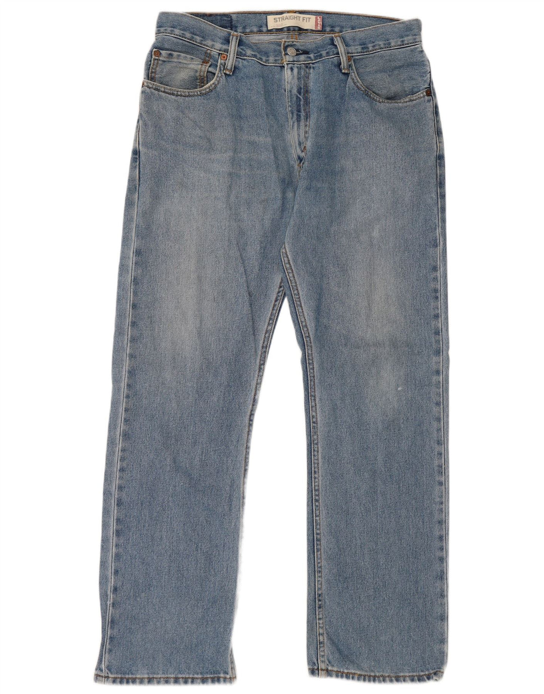 Levi's Jeans rectos 505 para hombre W33 L30 Algodón azul
