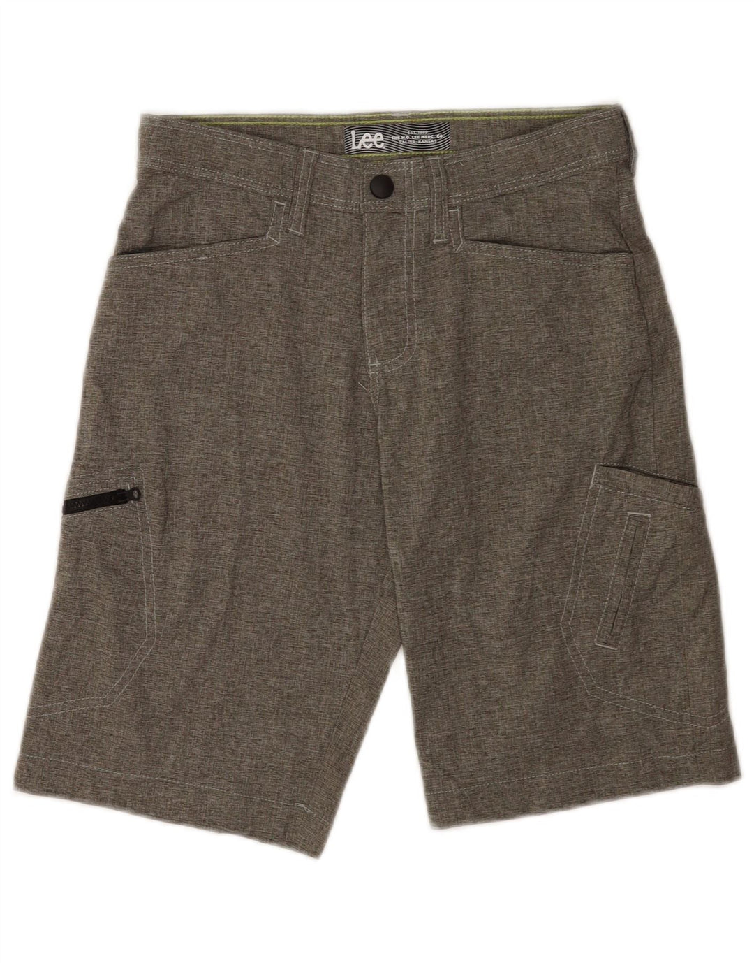 Lee Shorts cargo para niños 11-12 años W26 Poliéster gris