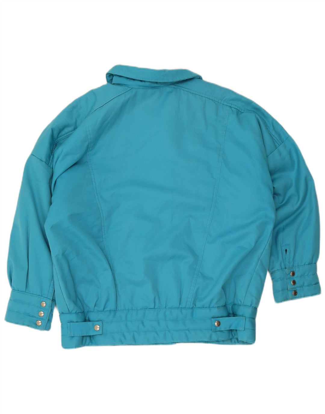 Vintage mujer bombardero chaqueta Reino Unido 18 XL azul