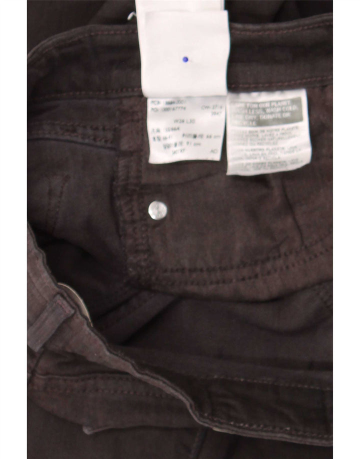 Levi's Mujer 712 Slim Jeans W26 L30 Algodón Negro