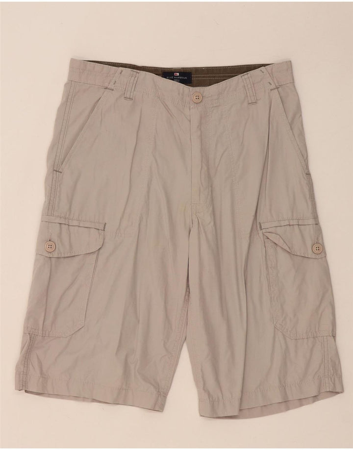 MARKS & SPENCER Shorts cargo para hombre W32 Algodón gris medio