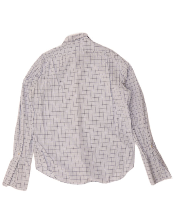 Polo Ralph Lauren Camisa formal Curham para hombre Talla 16 40/41 Cuadro azul grande