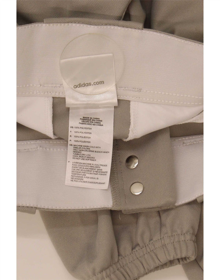 Adidas Chicos Capri Chándal Pantalones Joggers 8-9 Años Pequeño Gris Poliéster