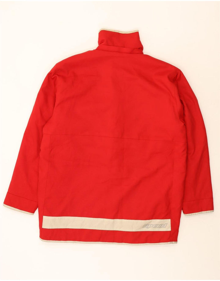 Rip Curl Chaqueta cortavientos para hombre Reino Unido 40 Grande Rojo Colorblock Poliéster