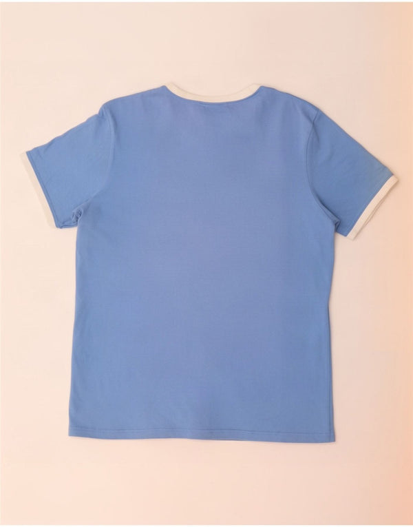 Camiseta Ellesse Hombre Top Azul Medio Algodón
