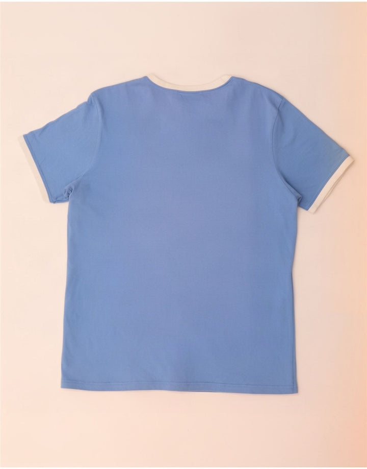 Camiseta Ellesse Hombre Top Azul Medio Algodón