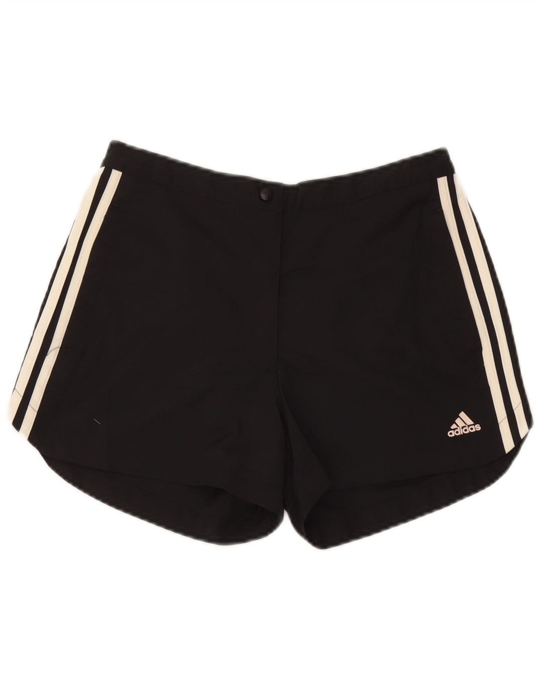 Adidas Pantalones cortos casuales Climalite para mujer UK 12 Medium W28 Poliéster negro