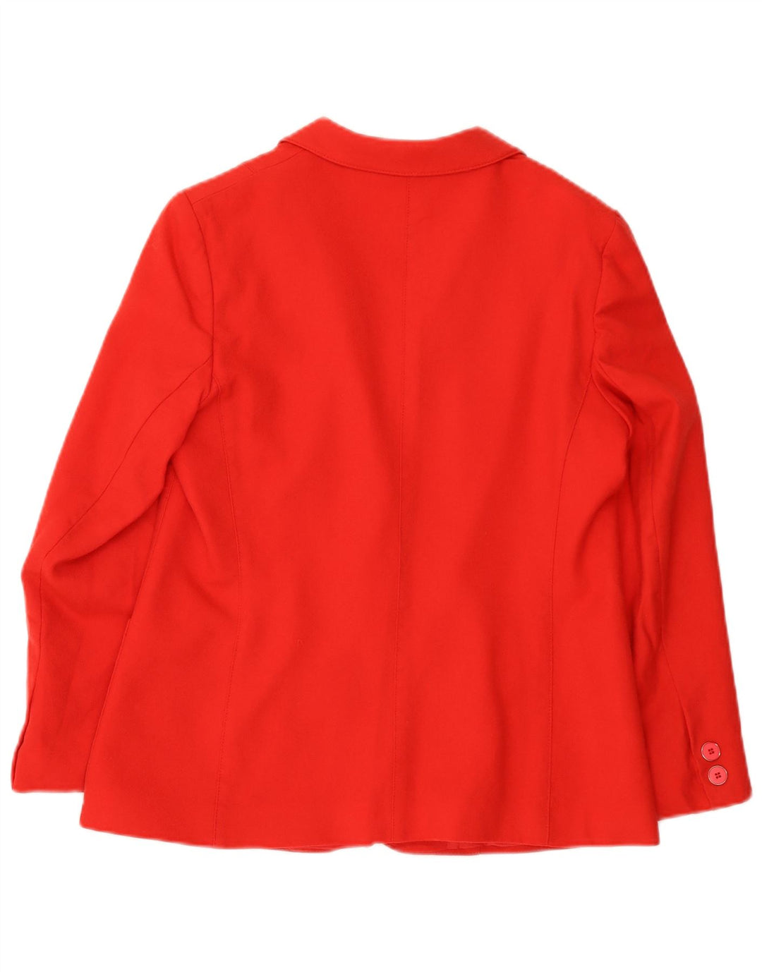 Bhs Chaqueta tipo blazer de 2 botones para mujer UK 46 Large Red Wool