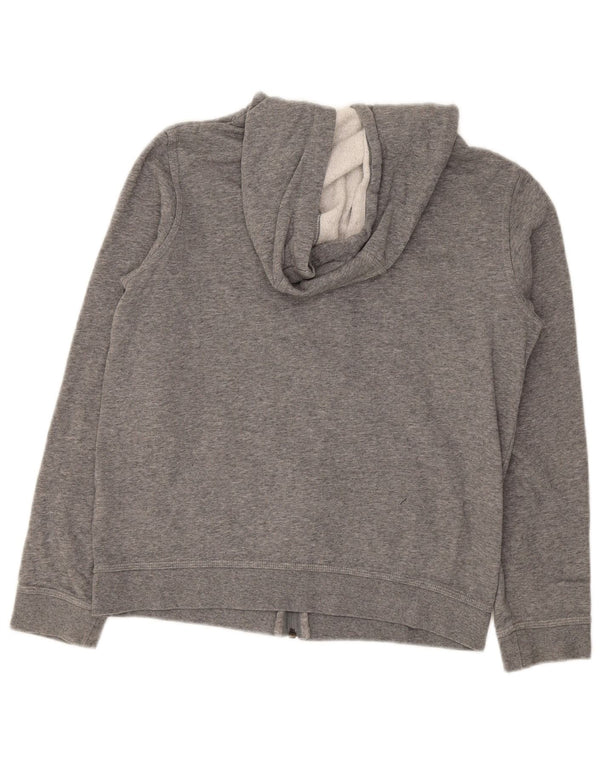 Nike Sudadera con capucha y cremallera de ajuste estándar para niños 13-14 años XL Algodón gris
