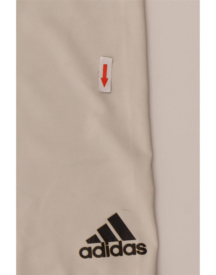 Adidas Pantalones cortos deportivos para hombre XL Blanco Poliéster