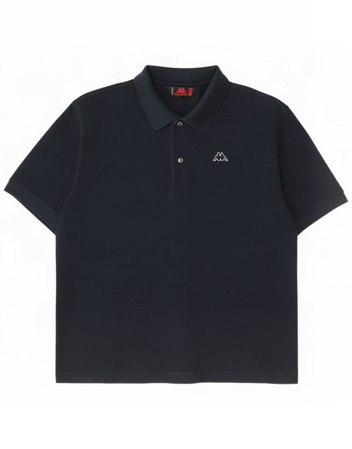Kappa Polo para hombre grande azul marino