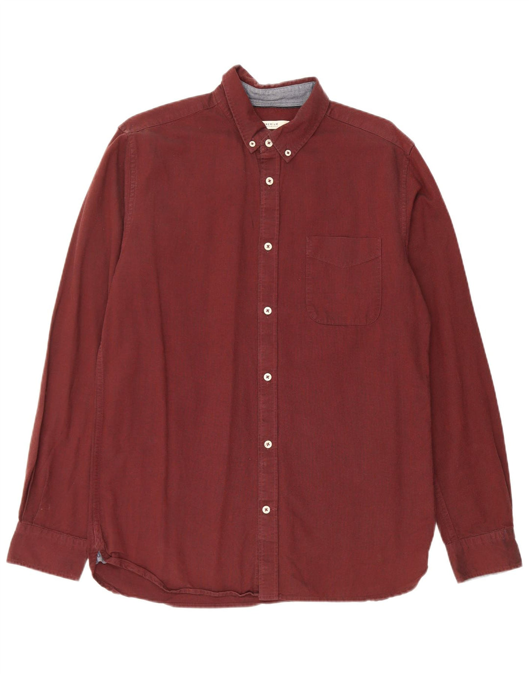 Camisa Jack & Jones Hombre Grande Borgoña Algodón
