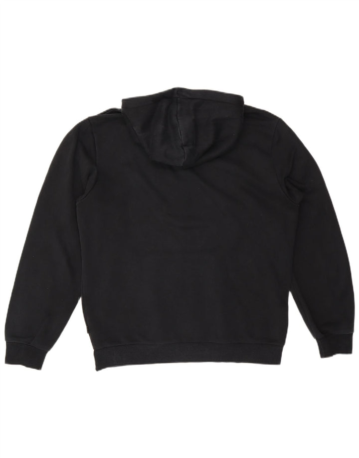 Puma Hombre Sudadera Con Capucha Jumper Medium Negro Algodón