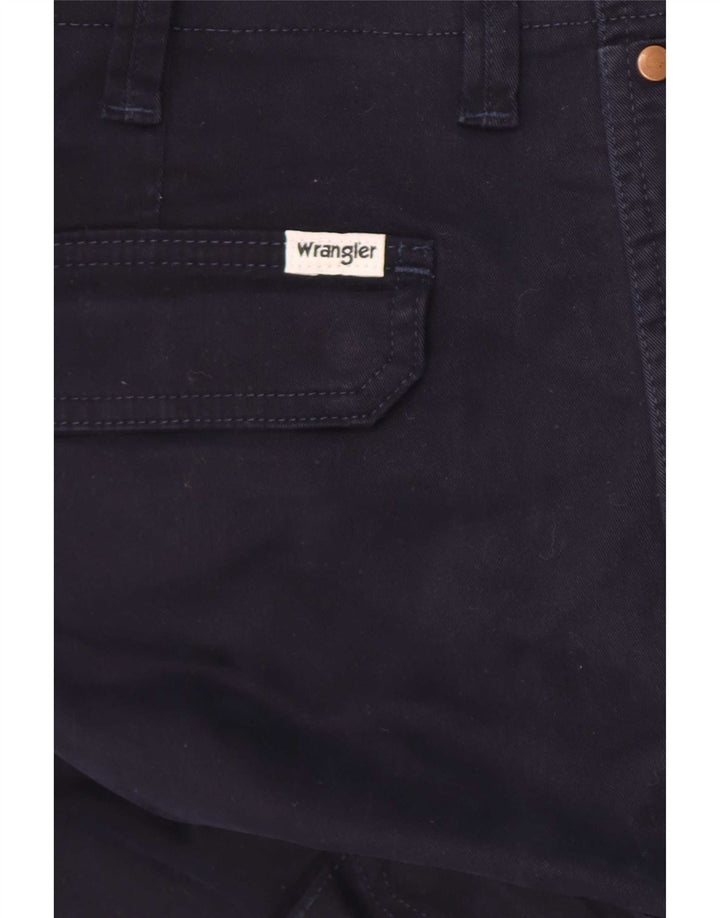 Wrangler Mens Casey Cargo Shorts W33 Medio Azul Marino Algodón