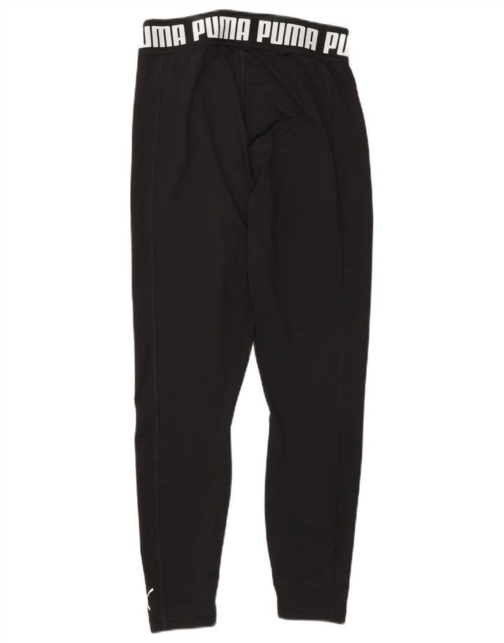 PUMA Leggings gráficos para mujer UK 10 Small Poliéster negro