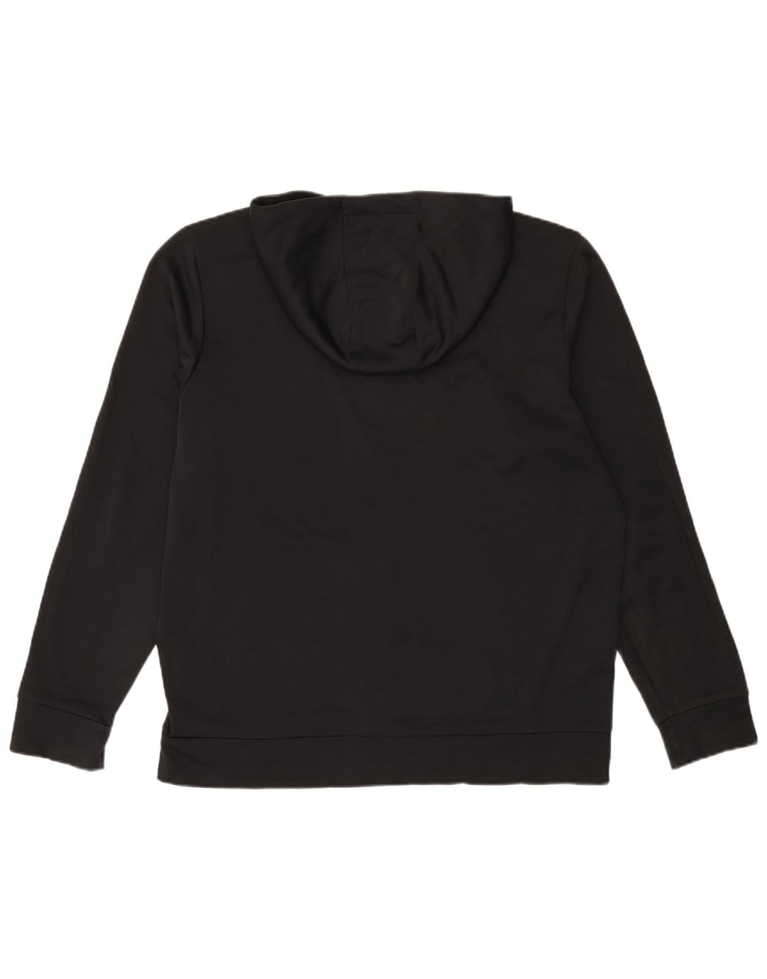 Under Armour Sudadera con capucha y cremallera para hombre, talla grande, color negro