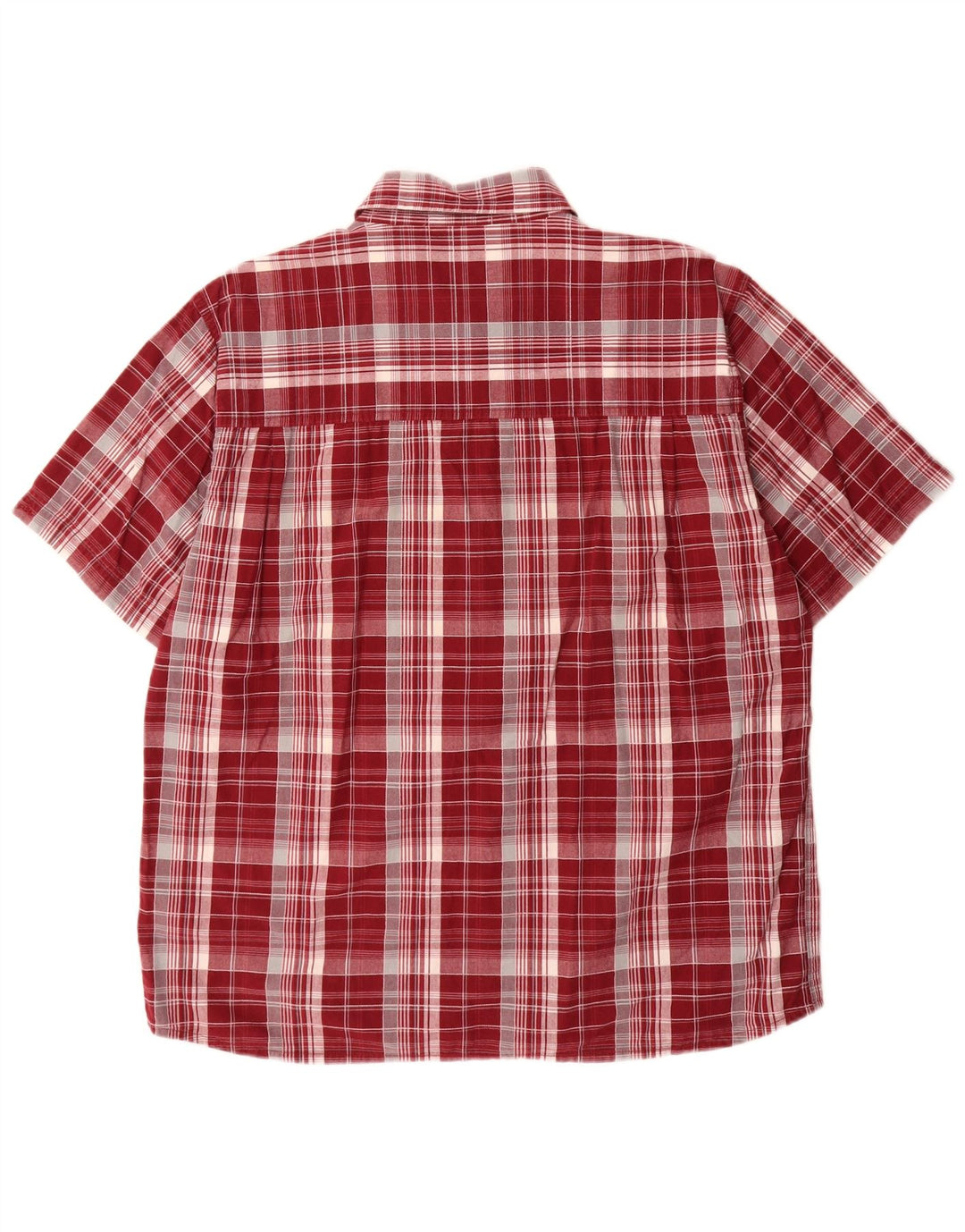 Wrangler Camisa De Manga Corta Hombre XL Red Check Cotton
