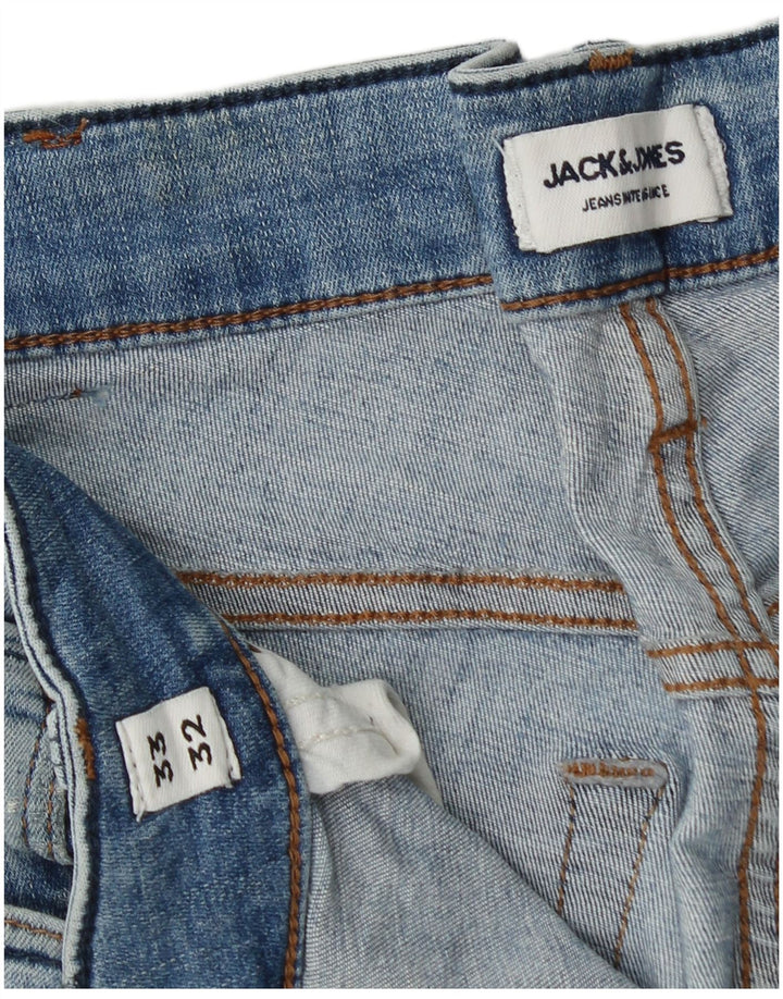 JACK & JONES Hombre GLENN Slim Jeans W33 L32 Algodón Azul