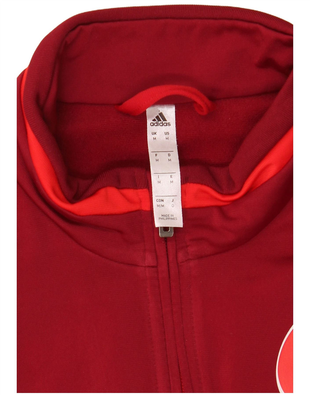 Adidas Mens FSV Trier-Tarforst Graphic Chándal Top Chaqueta Medio Rojo