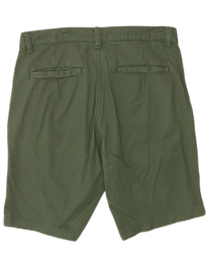 Dack's Pantalones cortos chinos de ajuste regular para hombre IT 46 Small W30 Algodón verde