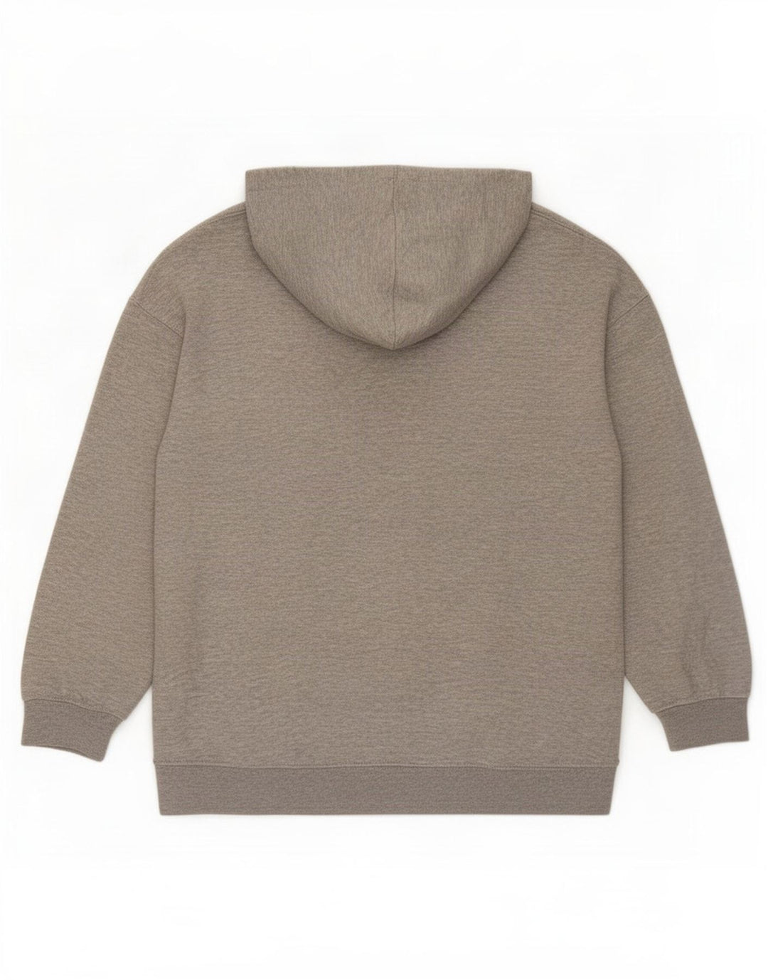 Zara Hombre Sudadera Con Capucha Jersey Gris Medio Poliéster