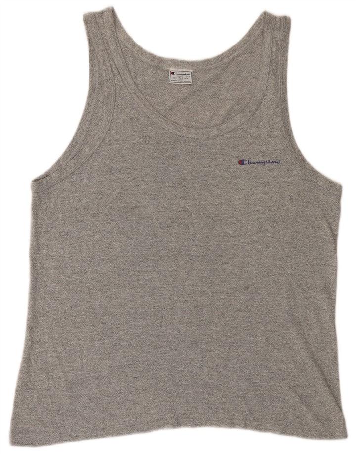 CHAMPION Camiseta sin mangas para mujer UK 18 XL Gris moteado