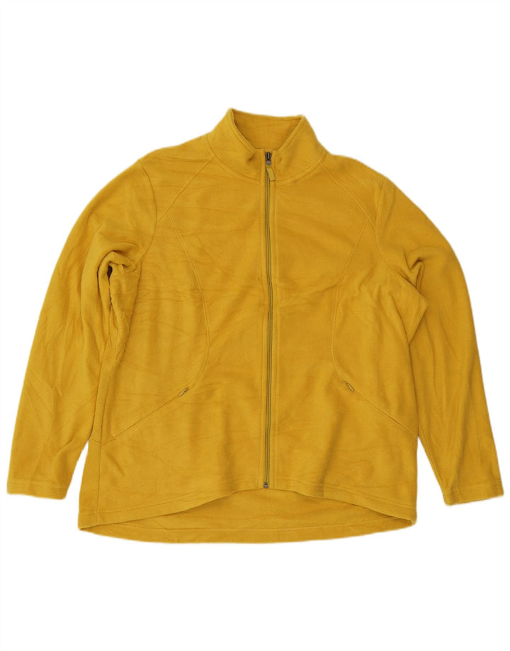 Marks & Spencer Chaqueta polar para mujer UK 20 2XL Poliéster amarillo