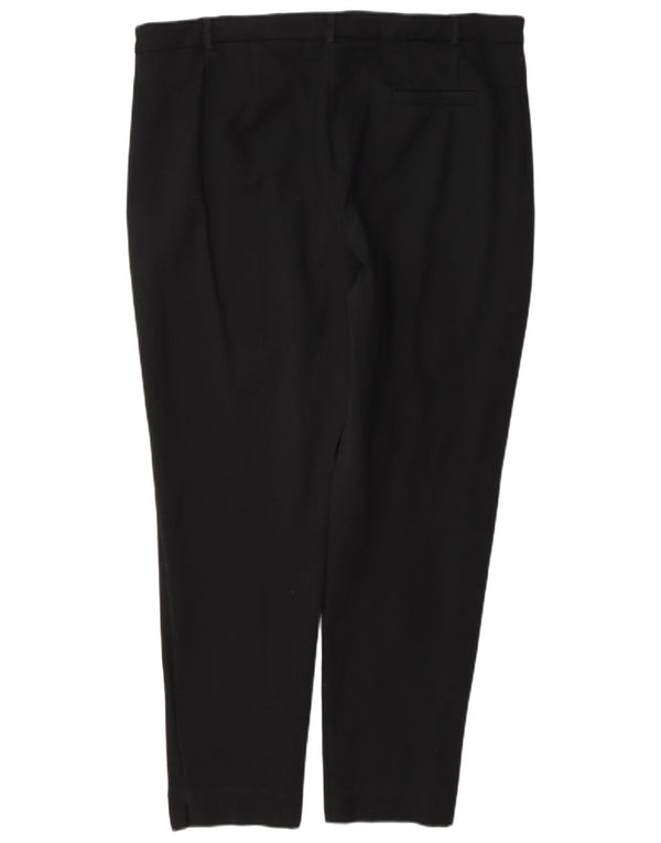 Marks & Spencer Pantalones Casuales The Mia Slim para Mujer UK 18 XL W38 L28 Negro