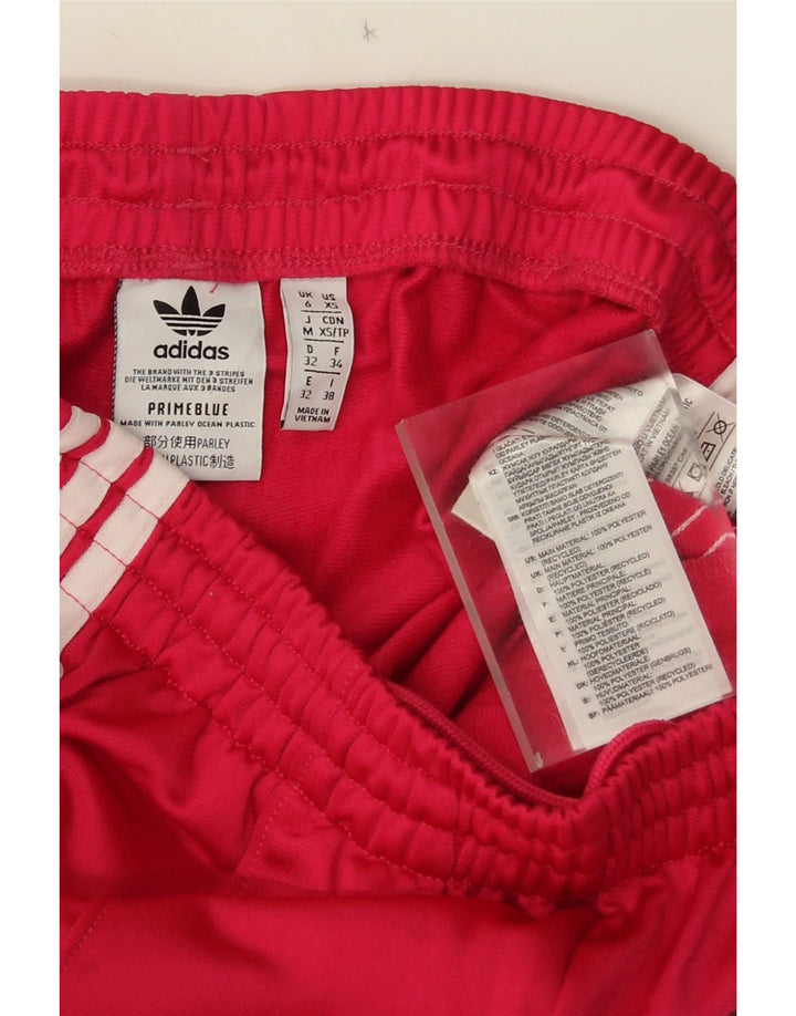 Adidas Pantalones de chándal para mujer UK 6 XS Rosa Poliéster