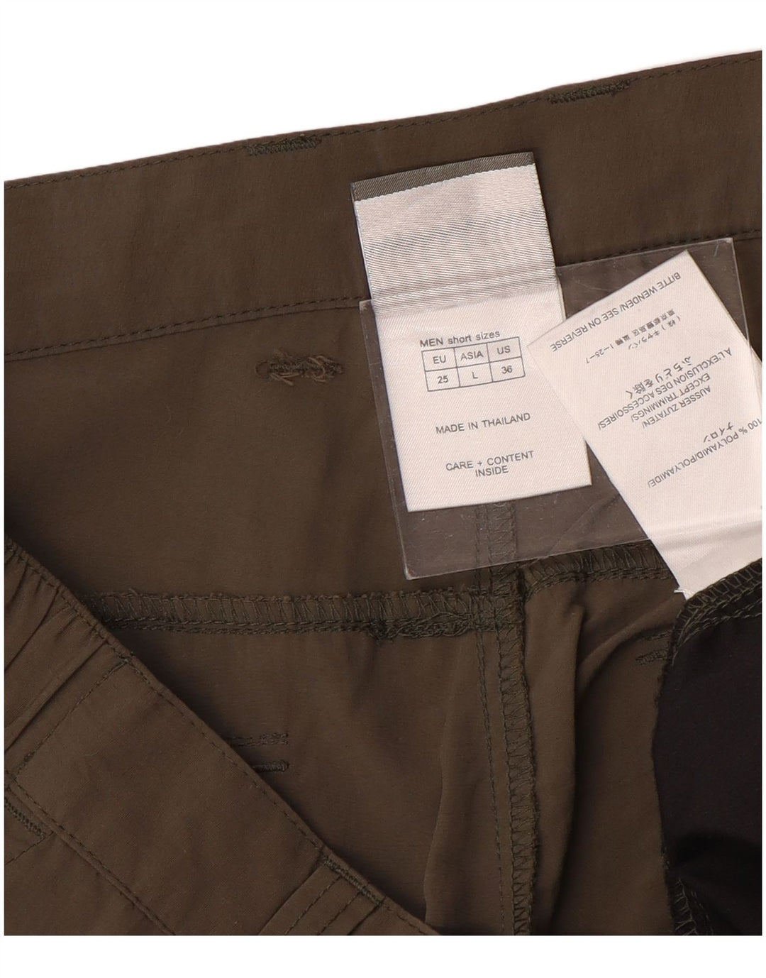 Pantalones informales rectos para hombre Jack Wolfskin W36 L33 Poliamida beige