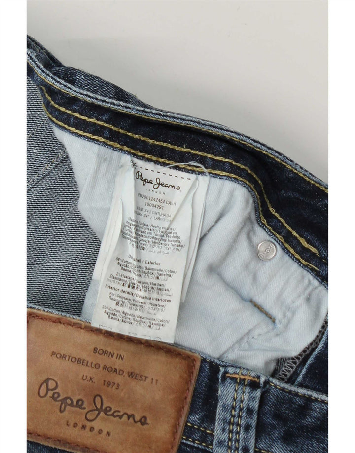 PEPE Jeans Vaqueros Slim Hombre W34 L34 Azul Algodón