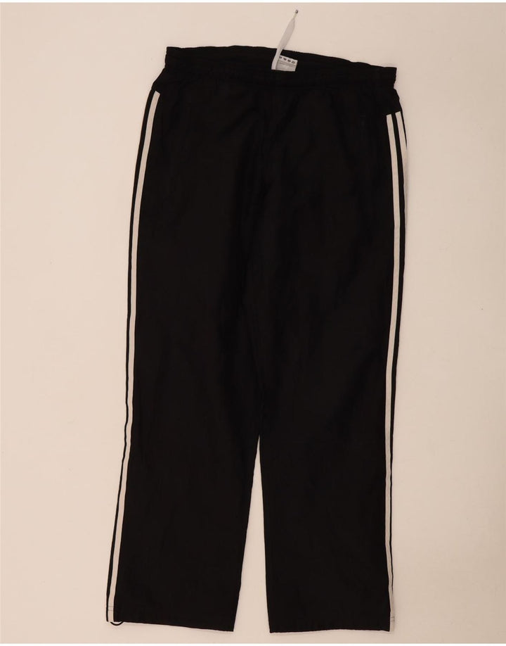 Adidas Pantalones de chándal para hombre UK 40/42 Medium Negro Poliéster