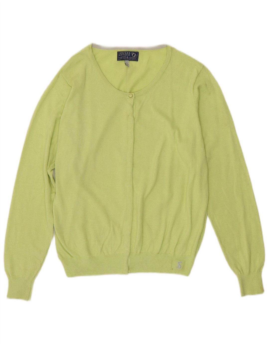 JOULES Suéter tipo cárdigan para mujer UK 46 Poliéster verde grande