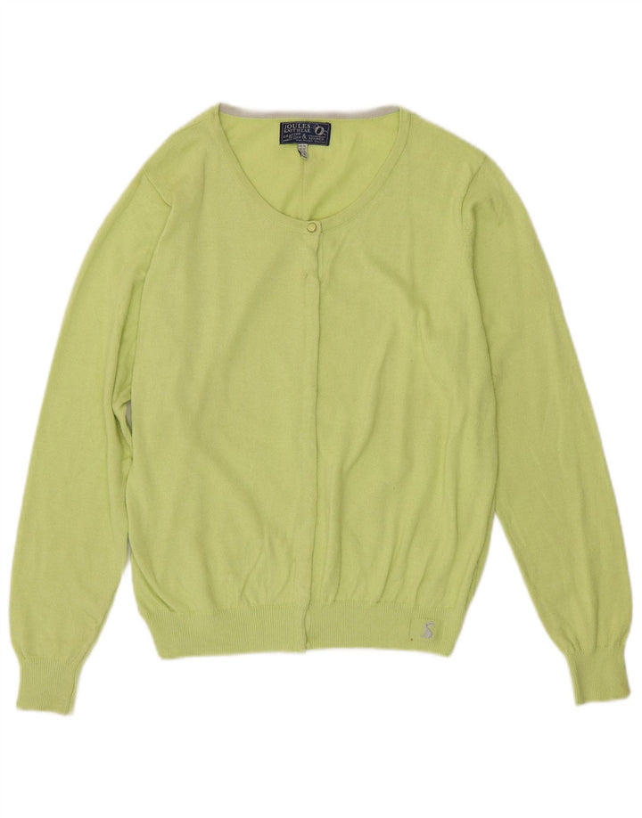JOULES Suéter tipo cárdigan para mujer UK 46 Poliéster verde grande
